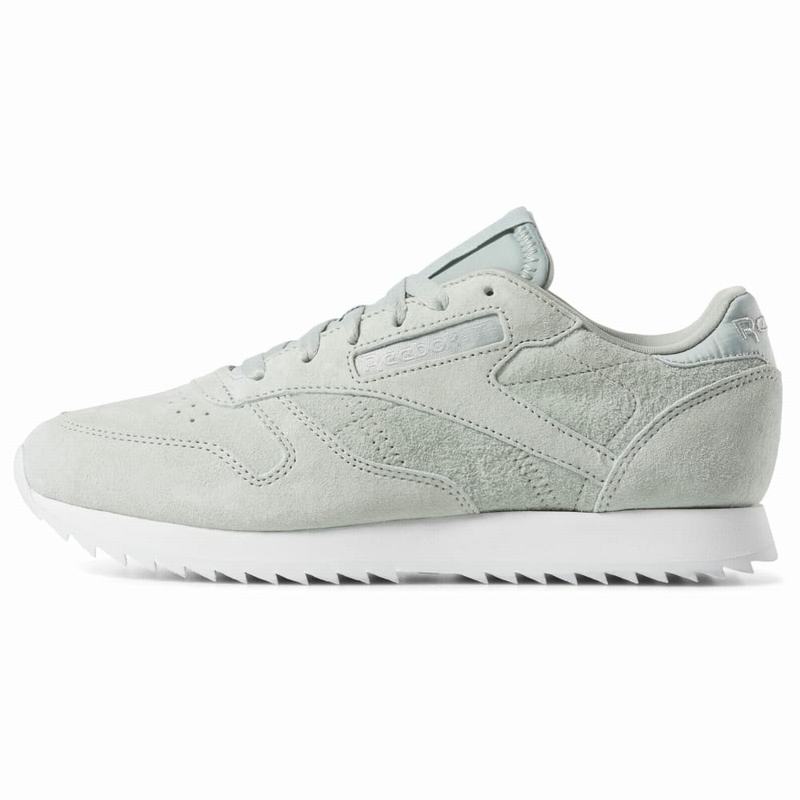 Tenisi Reebok Classic Leather Ripple Dama Albastri Deschis Romania GK3338QE